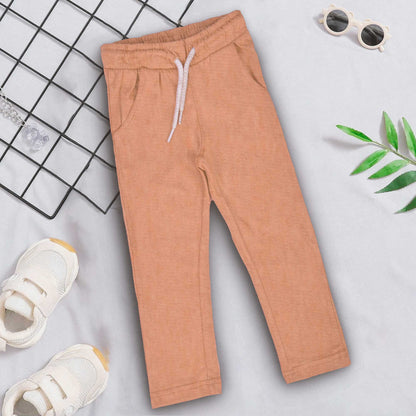 Minoti Kid's Solid Design Trousers Boy's Trousers SZK Peach 1-2 Years 