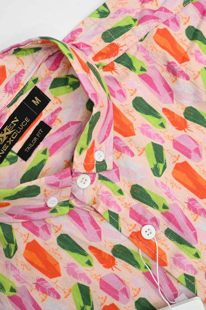 Nexoluce Men's Vladivostok Tailor Fit Casual Shirt