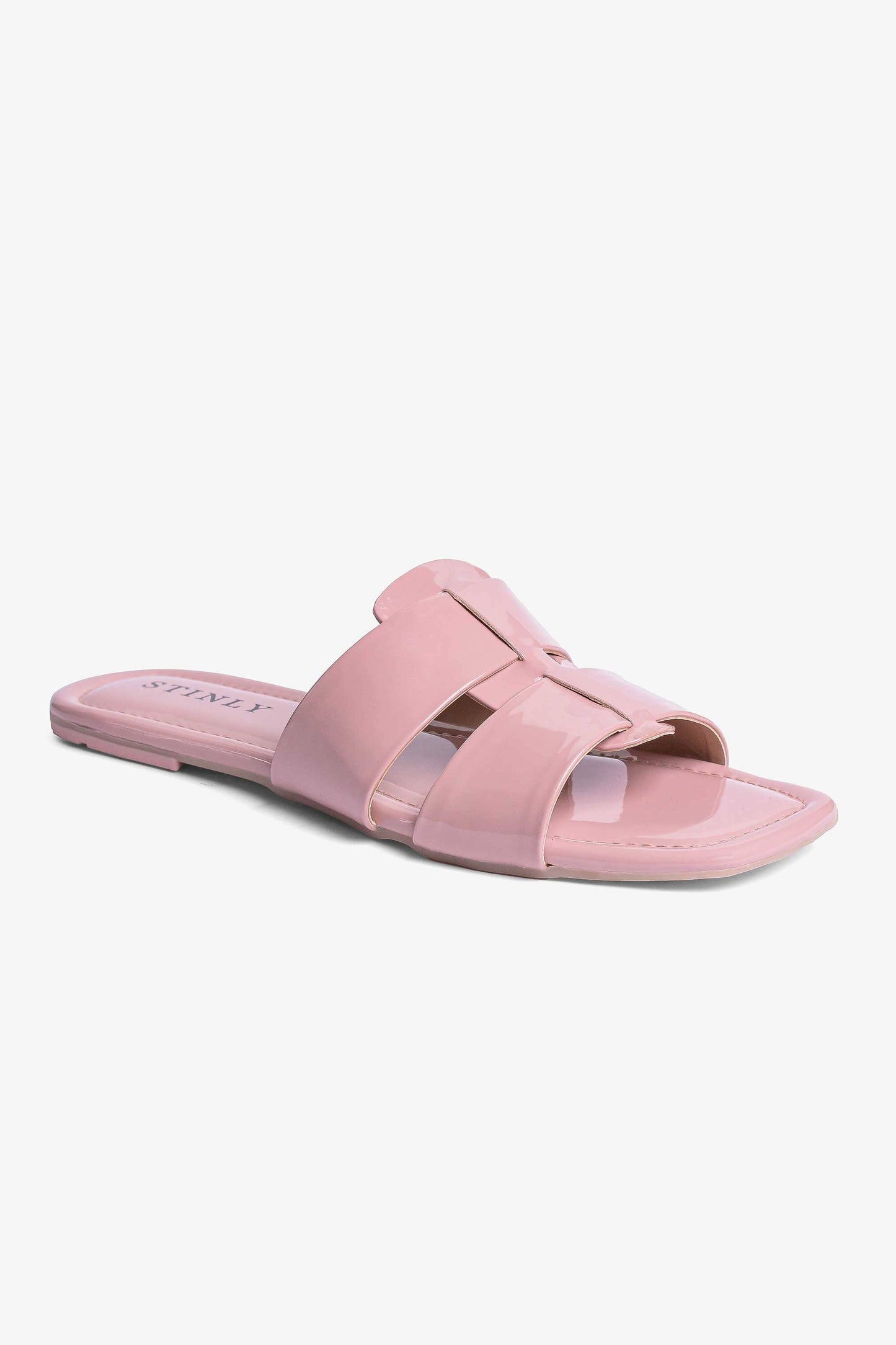 Stinly Women’s Patent Flat Chappal