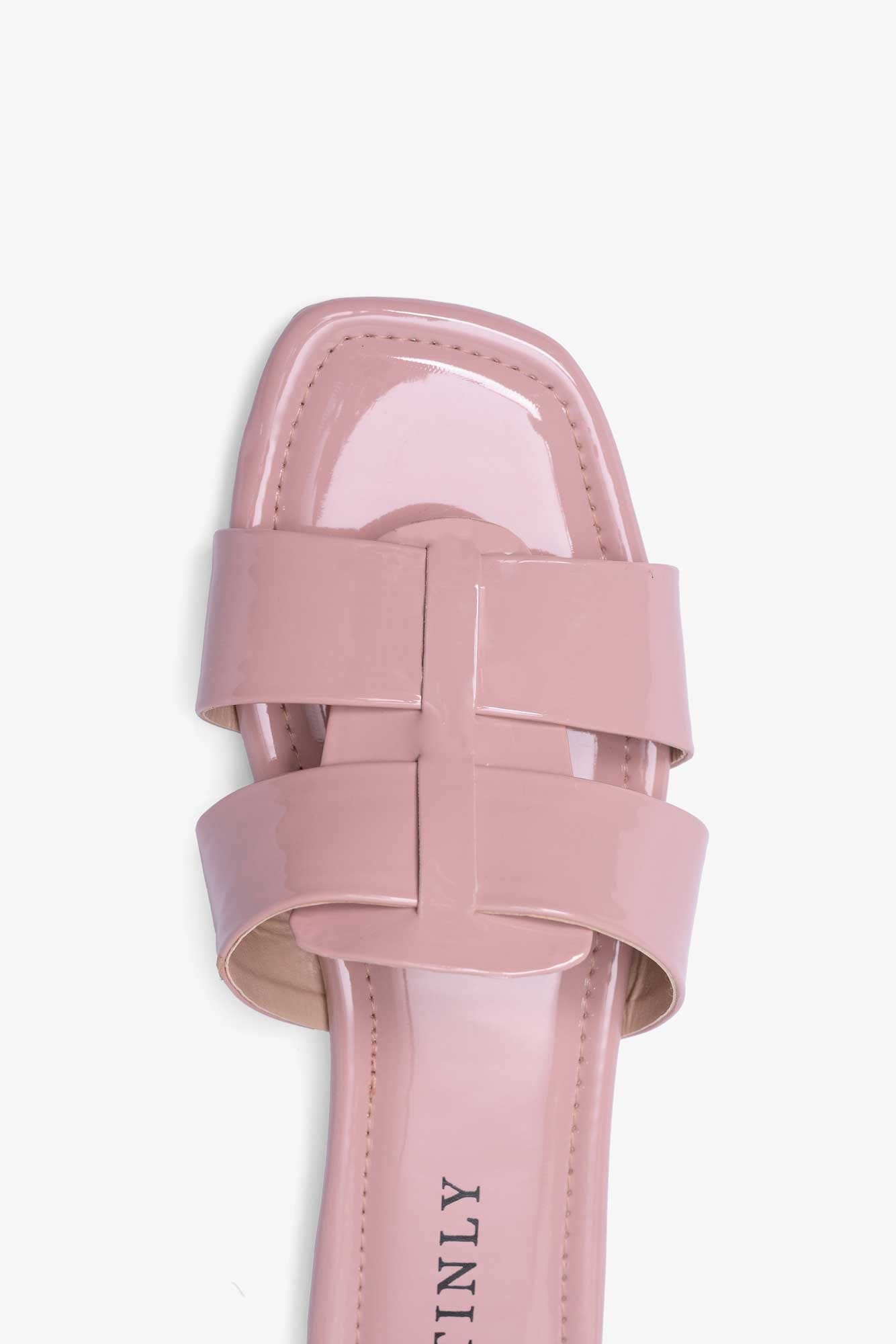 Stinly Women’s Patent Flat Chappal