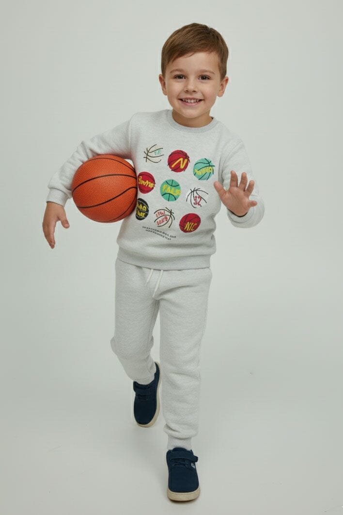 Tiny Teens Boy's Basketball League Twin Set