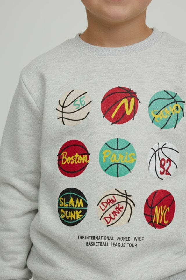 Tiny Teens Boy's Basketball League Twin Set