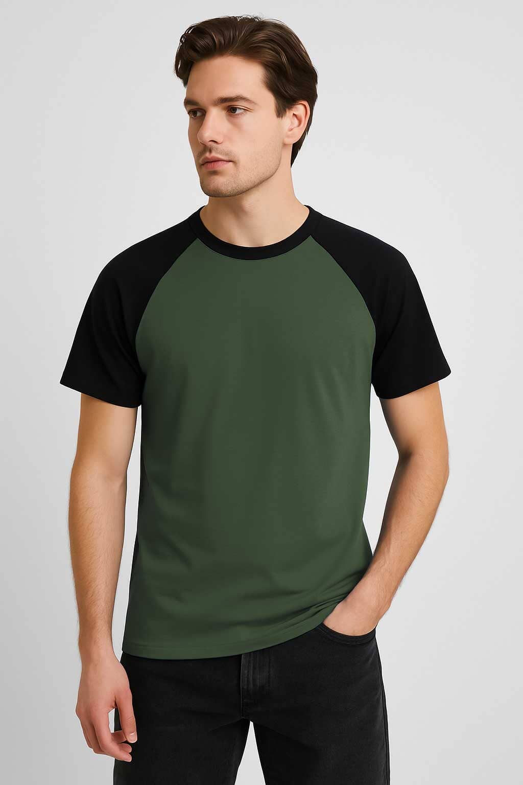 Bottle Green & Black