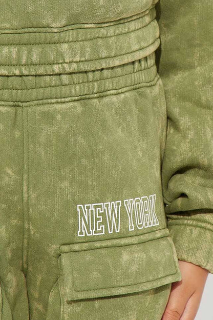 NK Girl's New York Printed Fleece Trousers