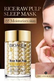 Bioaqua Rice Raw Pulp Sleep Mask