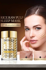 Bioaqua Rice Raw Pulp Sleep Mask