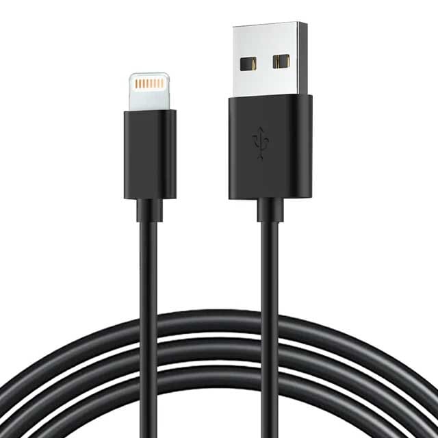 iPhone Power Line Fast Charging Cable - 1 Meter Mobile Accessories CPUS Black 