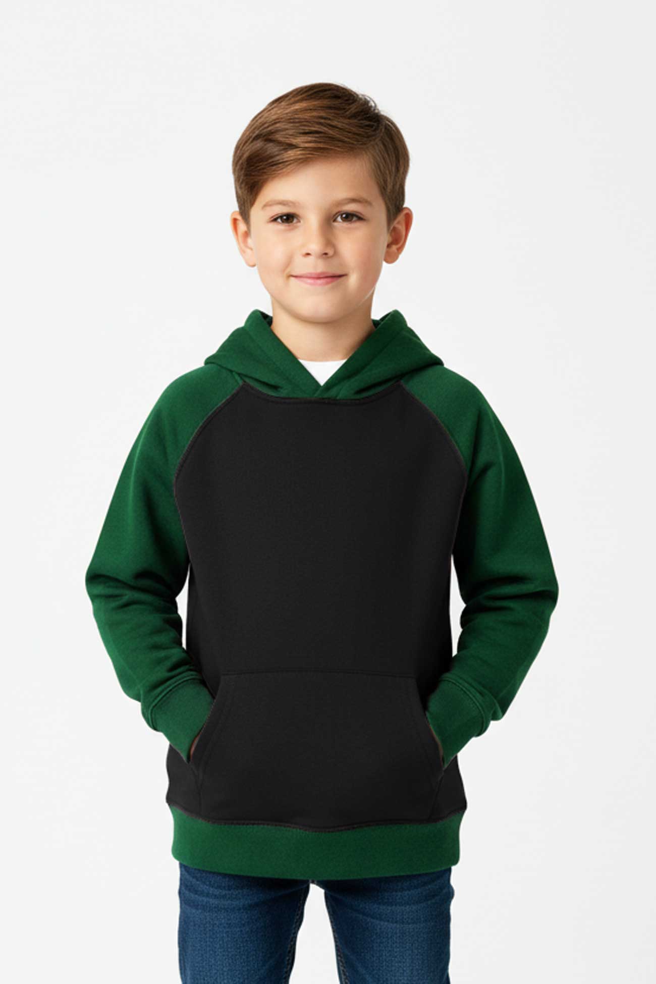 Black & Bottle Green