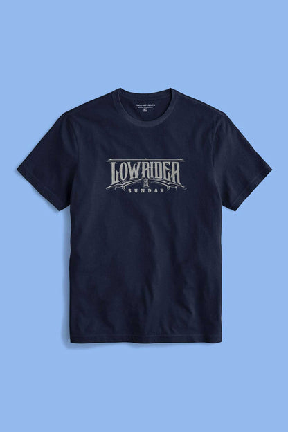 Polo Republica Men's Low Rider Printed Crew Neck Tee Shirt