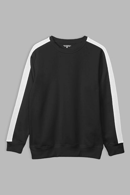 Polo Republica Men's Contrast Sleeves Fleece Sweat Shirt Men's Sweat Shirt Polo Republica 