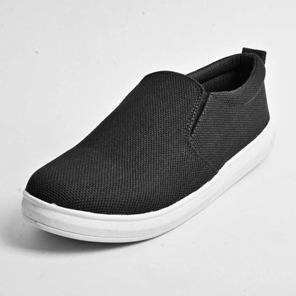 Men's Classic Comfortable Slip On Sneaker Shoes Men's Shoes SNAN Traders Black EUR 39 
