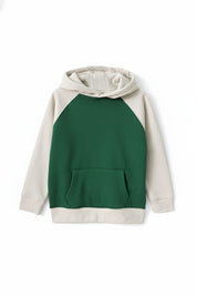 Bottle Green & Beige