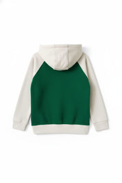 Bottle Green & Beige