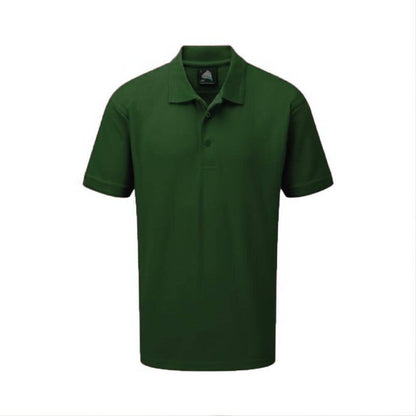 Men's Ontario Minor Fault Short Sleeve Polo Shirt Minor Fault Image Bottle Green S 