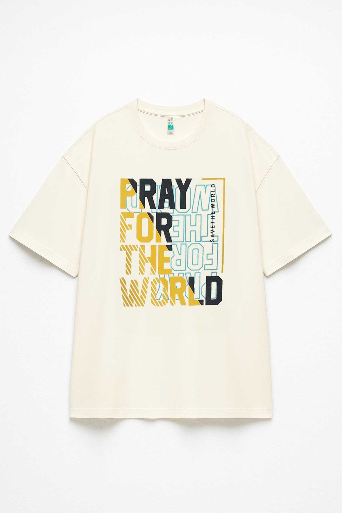 L7 Men's Pray For The World Tee Shirt