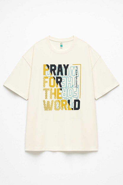 L7 Men's Pray For The World Tee Shirt