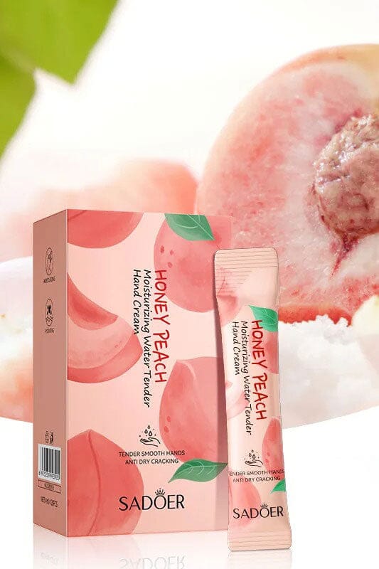 Sadoer Honey Peach Moisturizing Water Tender Hand Cream - 20pcs