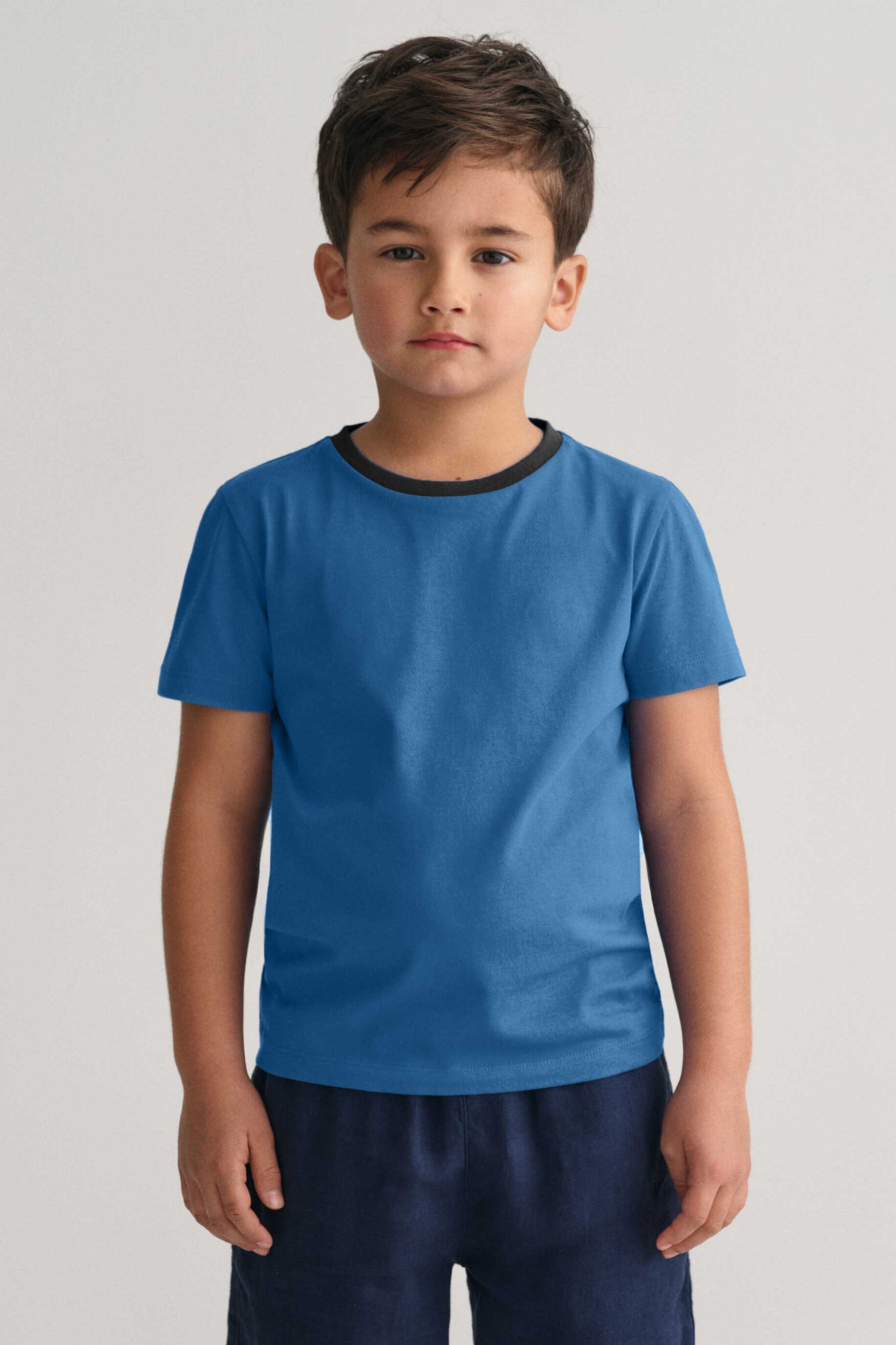 Polo Republica Kid's Contrast Neck Minor Fault Tee Shirt Kid's Tee Shirt Polo Republica 