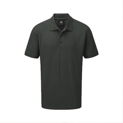 Men's Ontario Minor Fault Short Sleeve Polo Shirt Minor Fault Image Charcoal S 