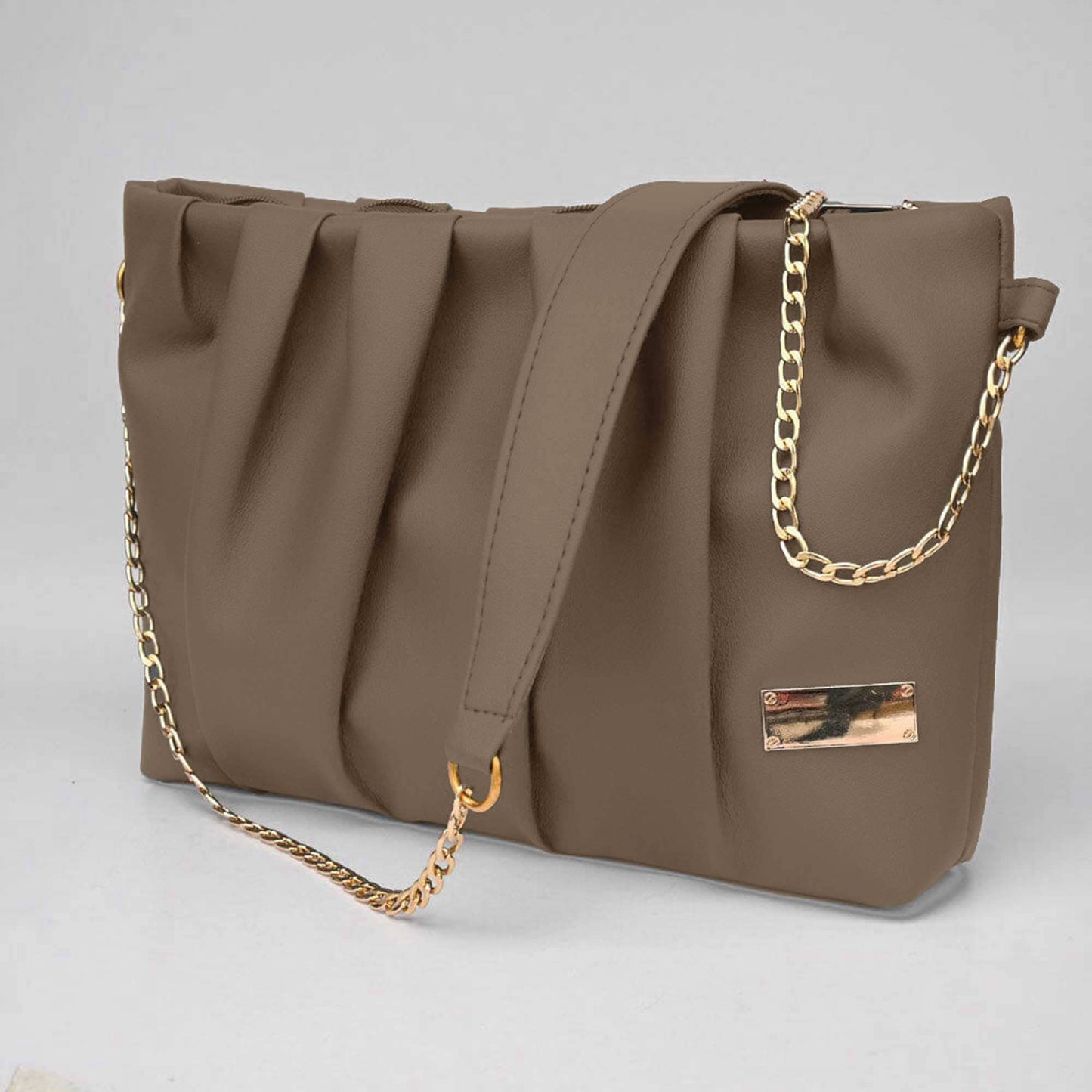 Women's Gustavo Premium Leather Shoulder Bag bag SNAN Traders Coffee 
