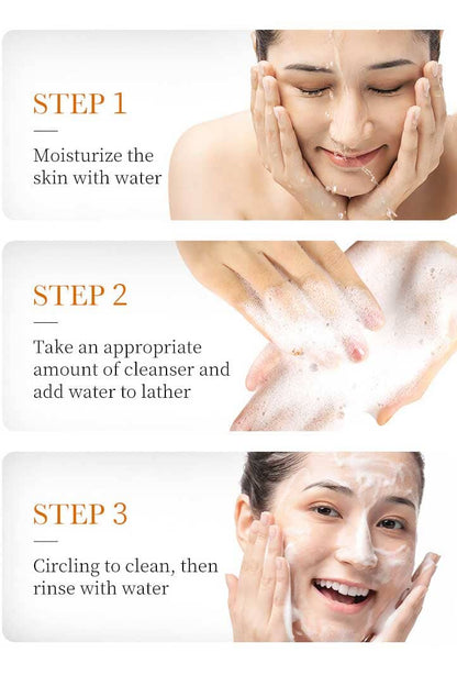 Bioaqua Vitamin C White Brighten Oil Control Deep Cleanser