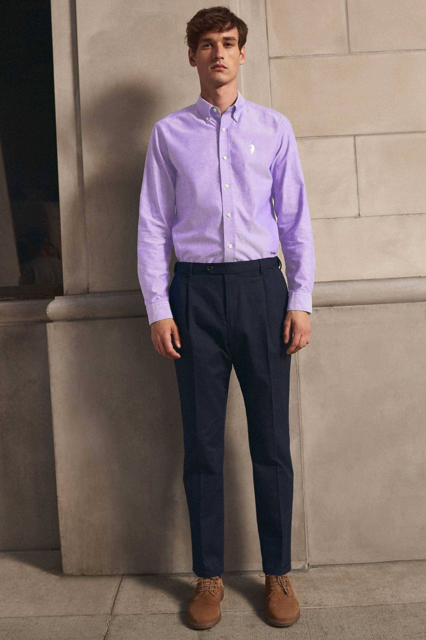 Polo Republica Men's Signature Pony Embroidered Solid Casual Shirt Men's Casual Shirt Polo Republica 