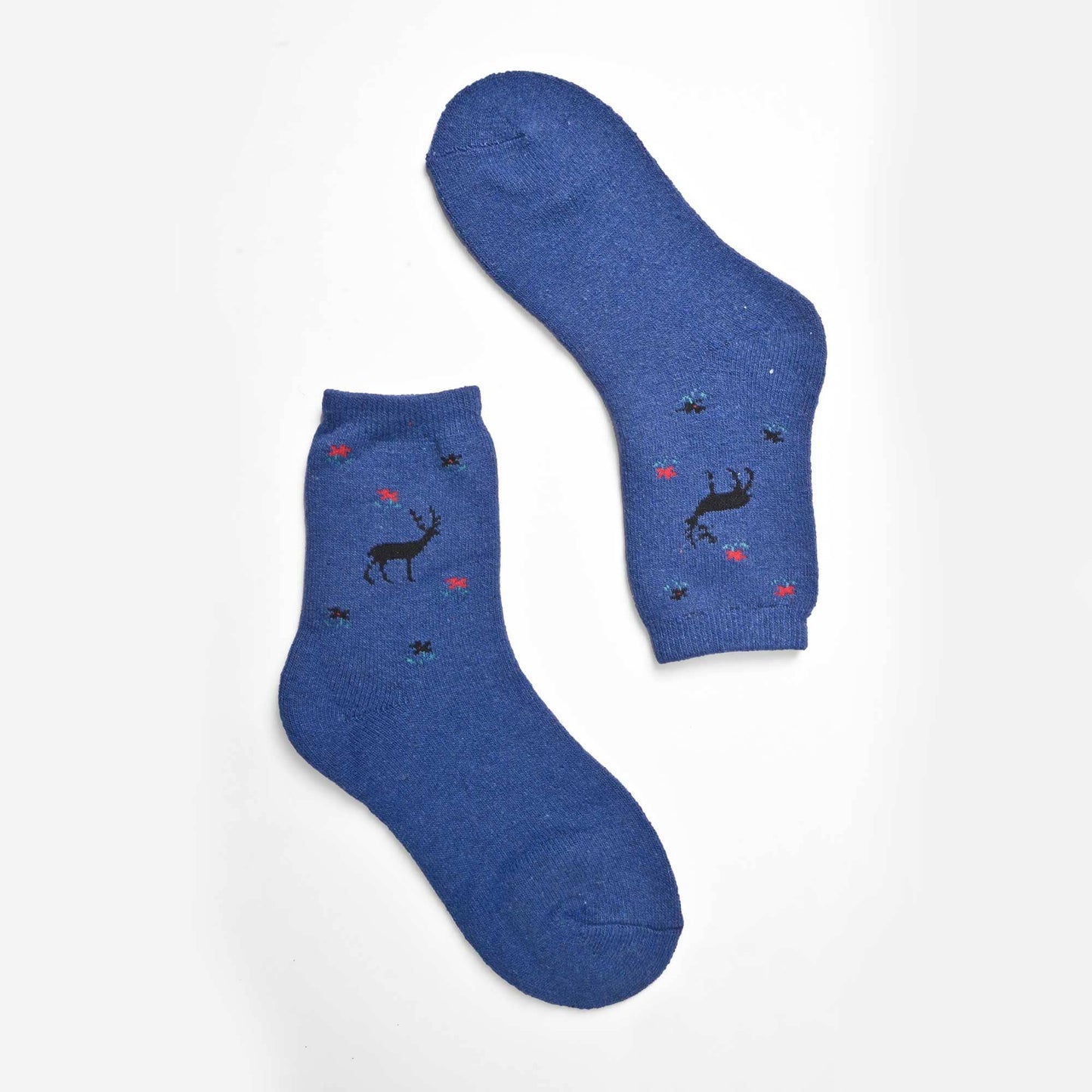 Tazoo Men's Deer Printed Crew Socks Socks SRL D10 EUR 36-41 