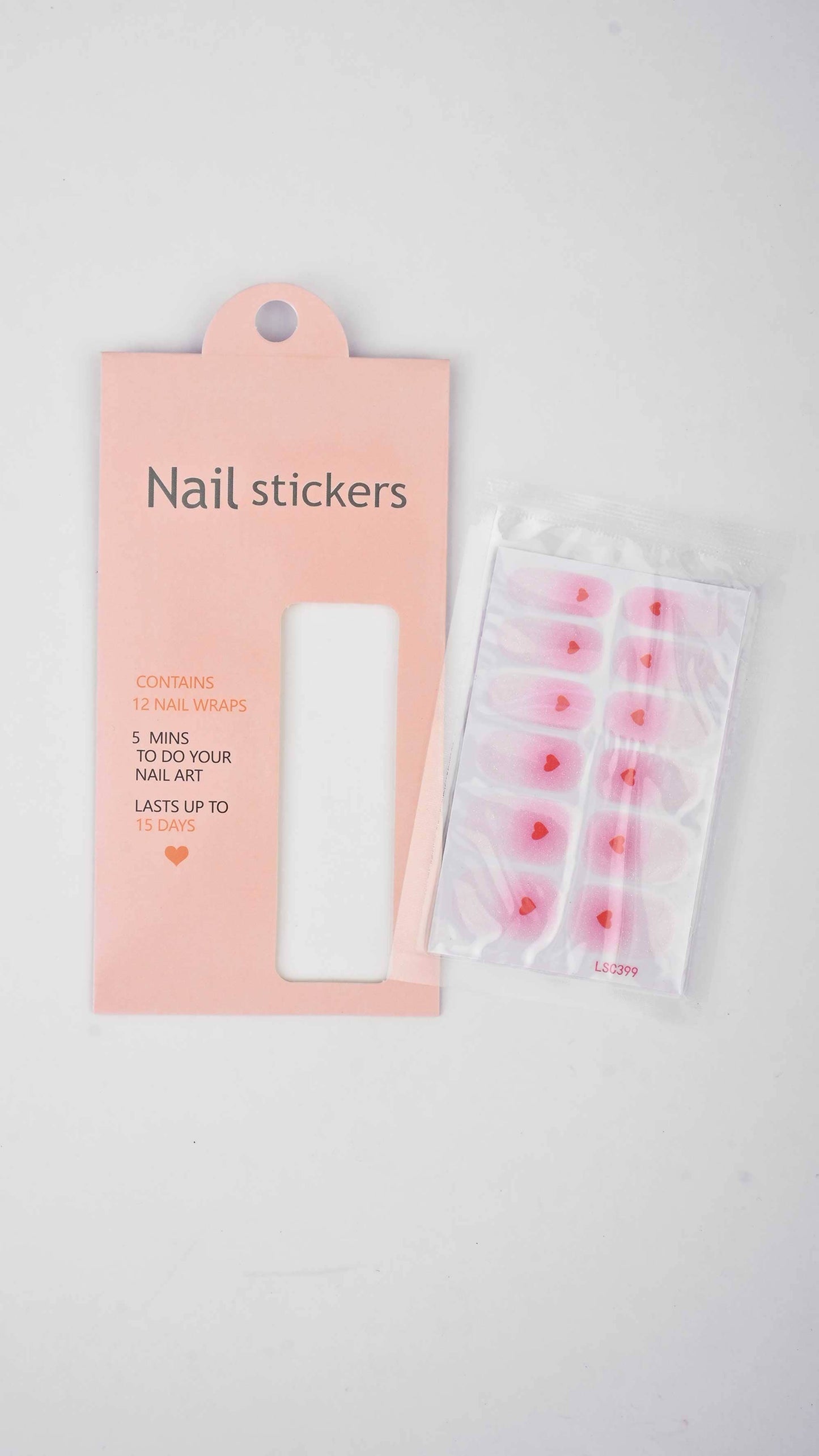 Women's Nail Stickers - Pack Of 12 Wraps Health & Beauty RAM 