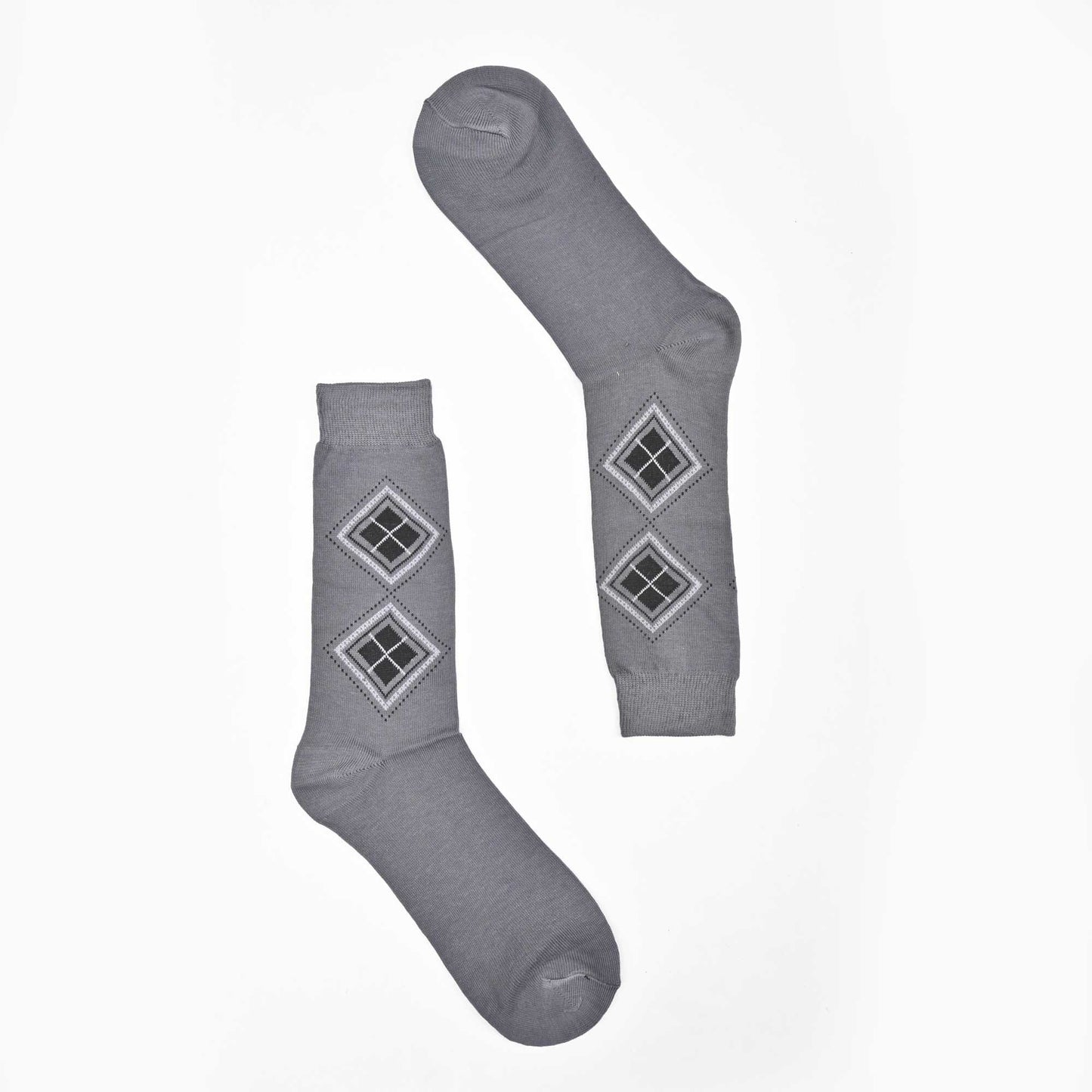 Men's Box Pattern Design Regular Dress Socks Socks RKI D11 EUR 36-44 