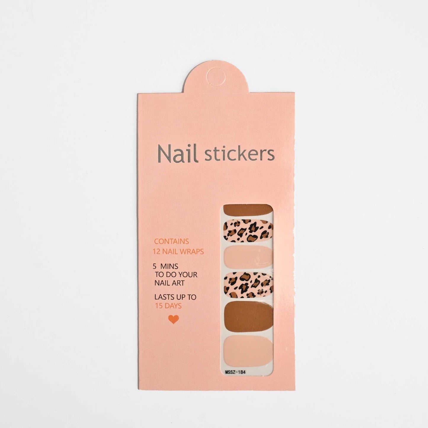Women's Nail Stickers - Pack Of 12 Wraps Health & Beauty RAM D12 