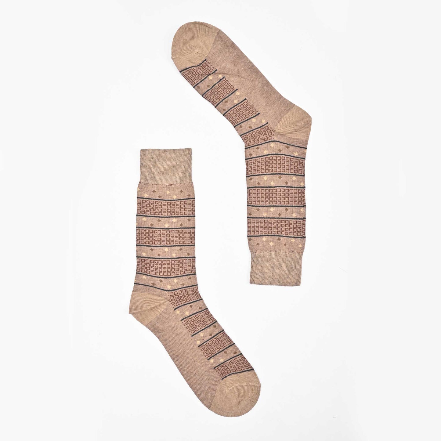 Men's Pattern Design Regular Dress Socks Socks RKI D12 EUR 36-44 