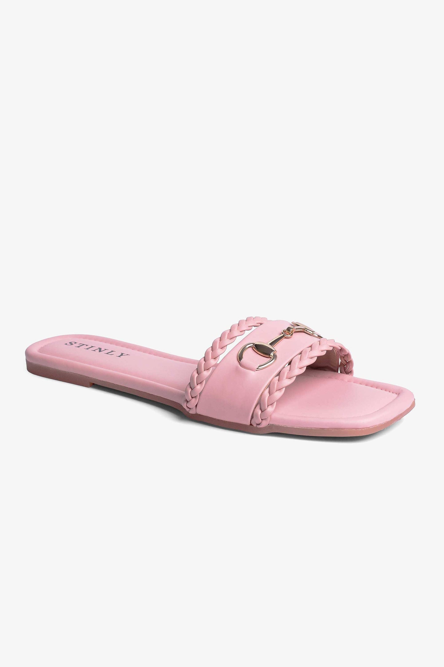 Stinly Women’s Horsebit Flat Chappal