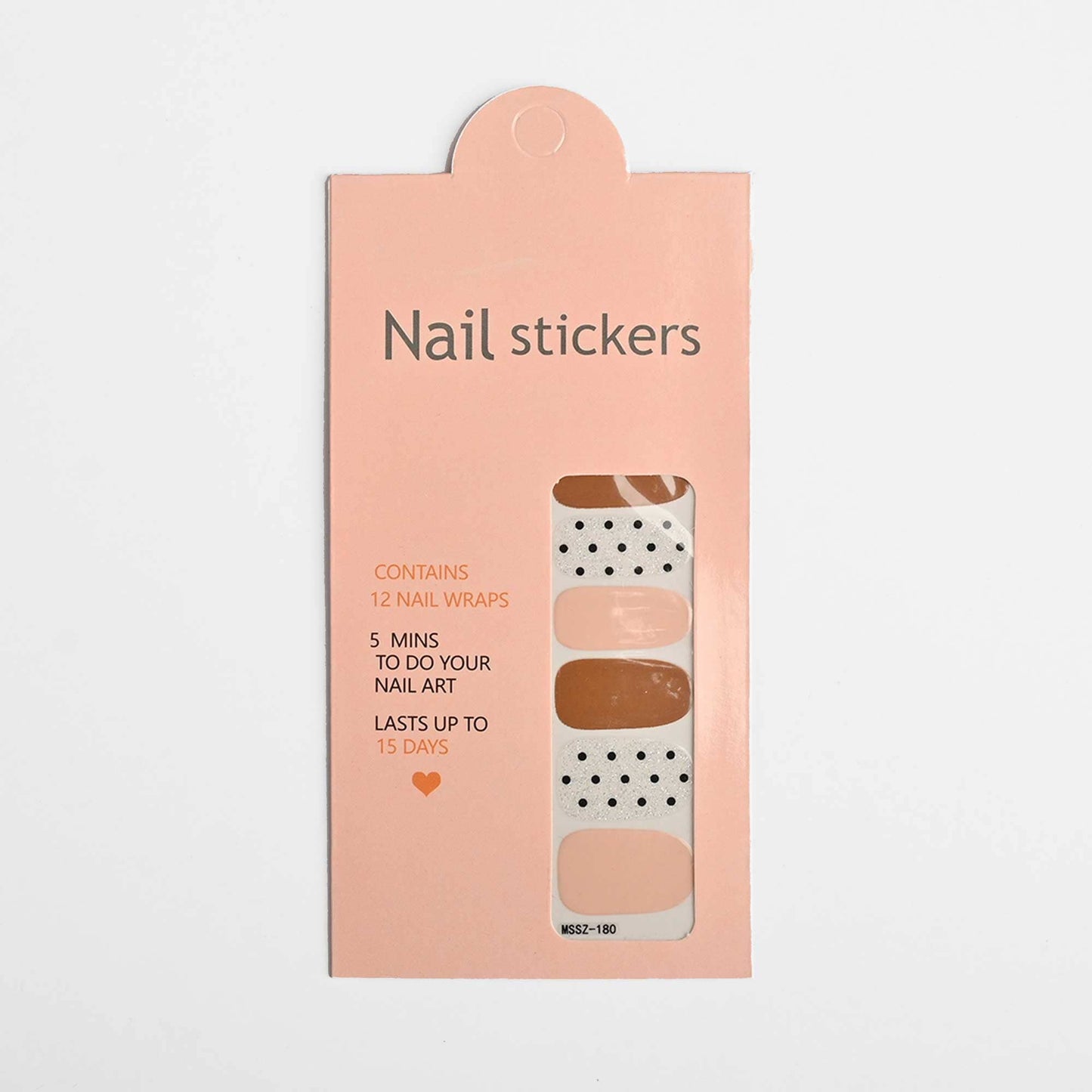 Women's Nail Stickers - Pack Of 12 Wraps Health & Beauty RAM D20 