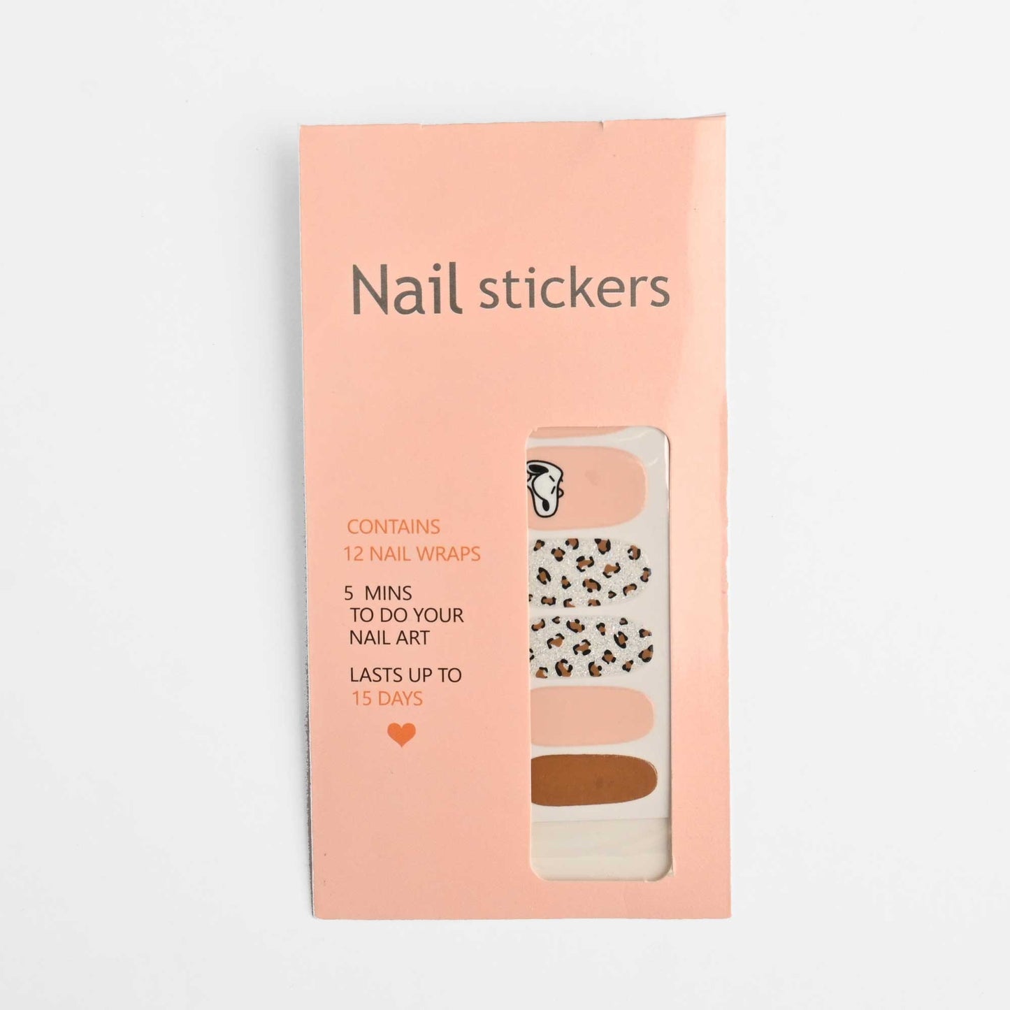 Women's Nail Stickers - Pack Of 12 Wraps Health & Beauty RAM D21 