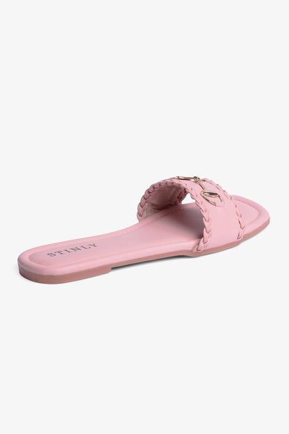 Stinly Women’s Horsebit Flat Chappal