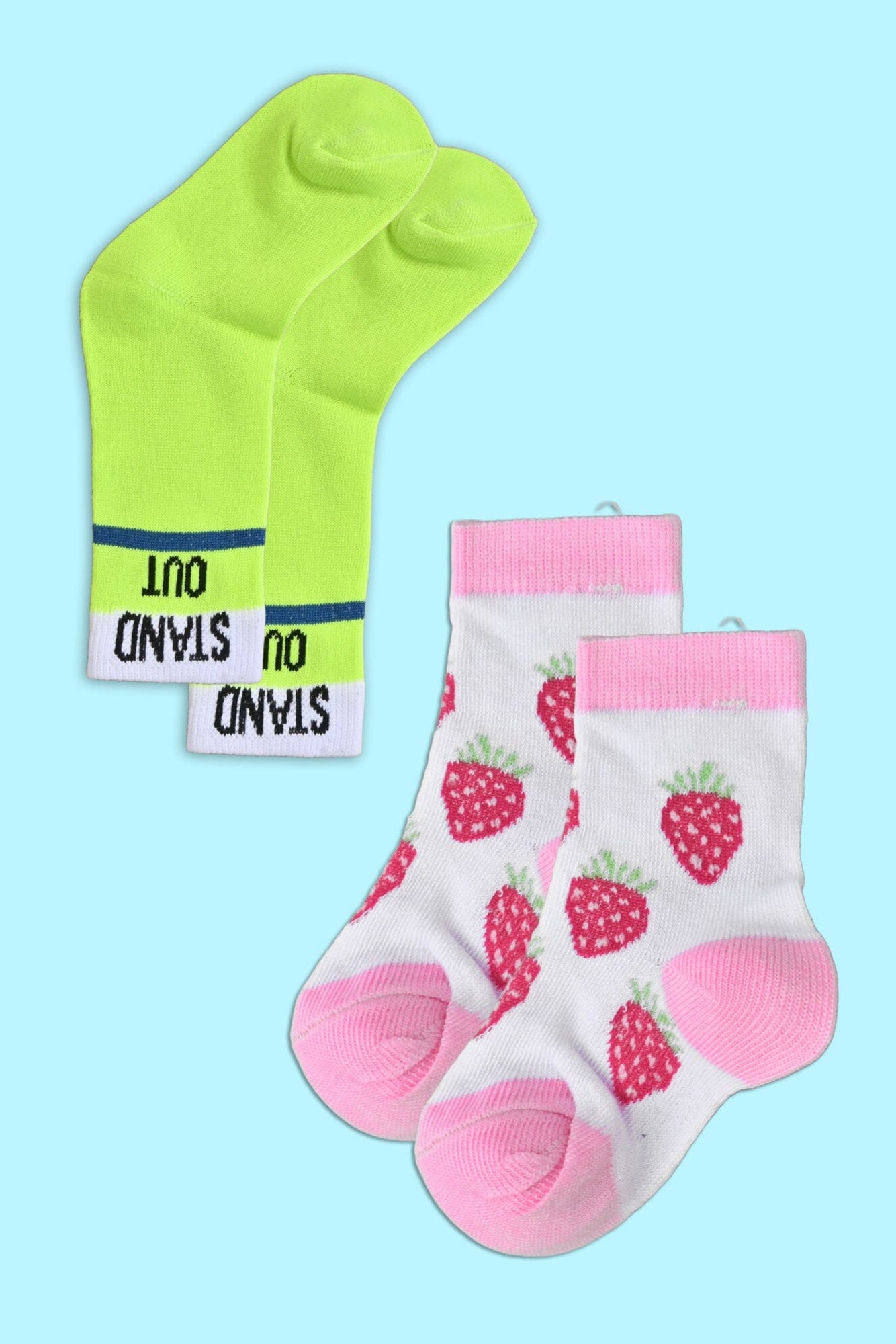 Kid's Palomar Regular Socks - Pack of 2 Pairs Socks RKI D3 2-3 Years 