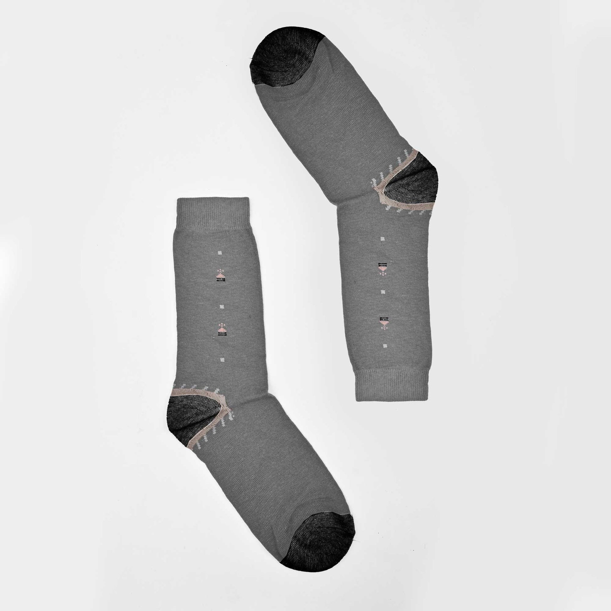 Men's Pattern Design Regular Dress Socks Socks RKI D5 EUR 36-44 