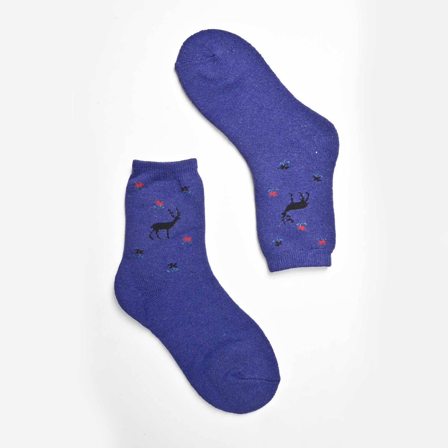Tazoo Men's Deer Printed Crew Socks Socks SRL D7 EUR 36-41 