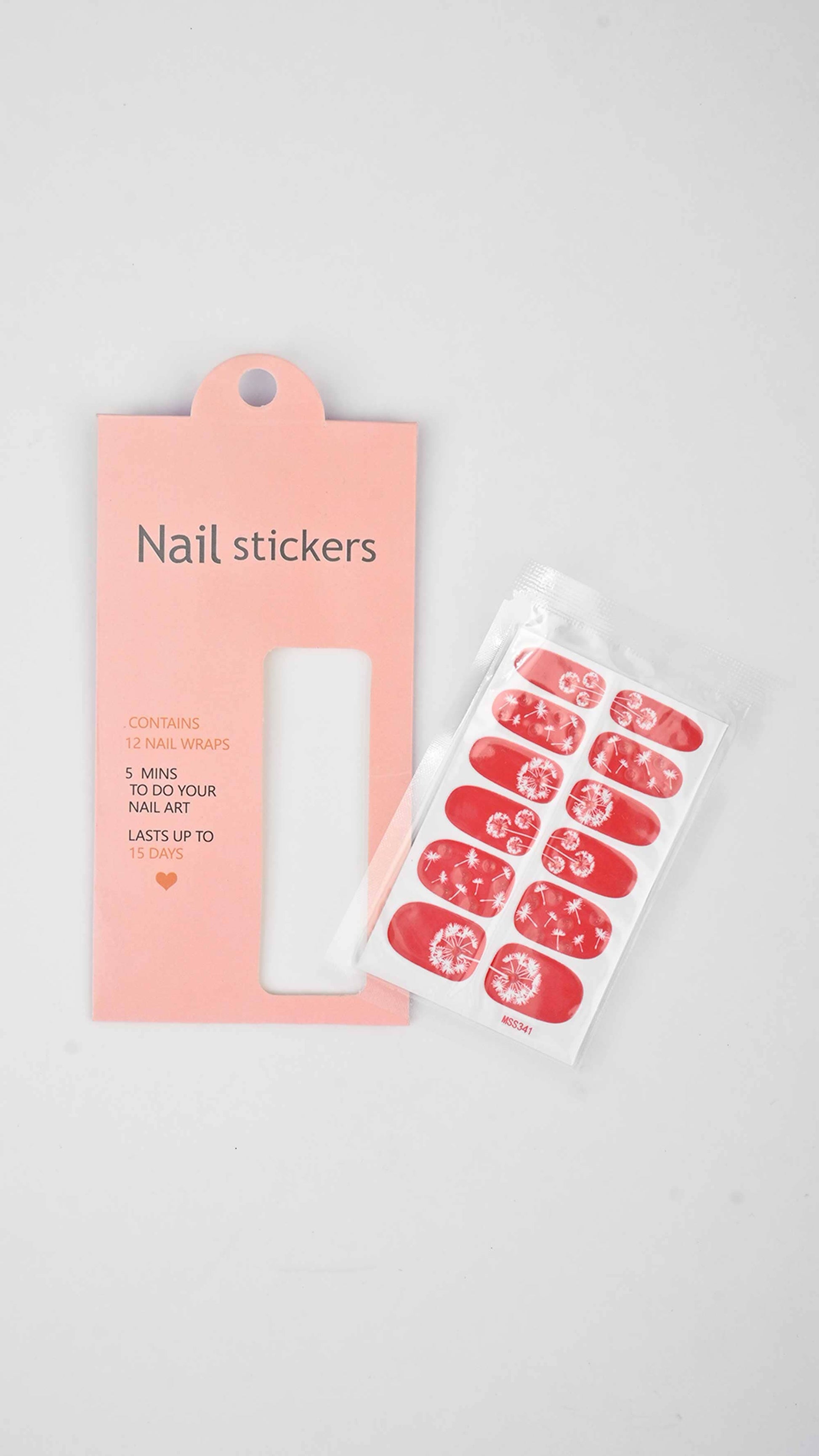 Women's Nail Stickers - Pack Of 12 Wraps Health & Beauty RAM 