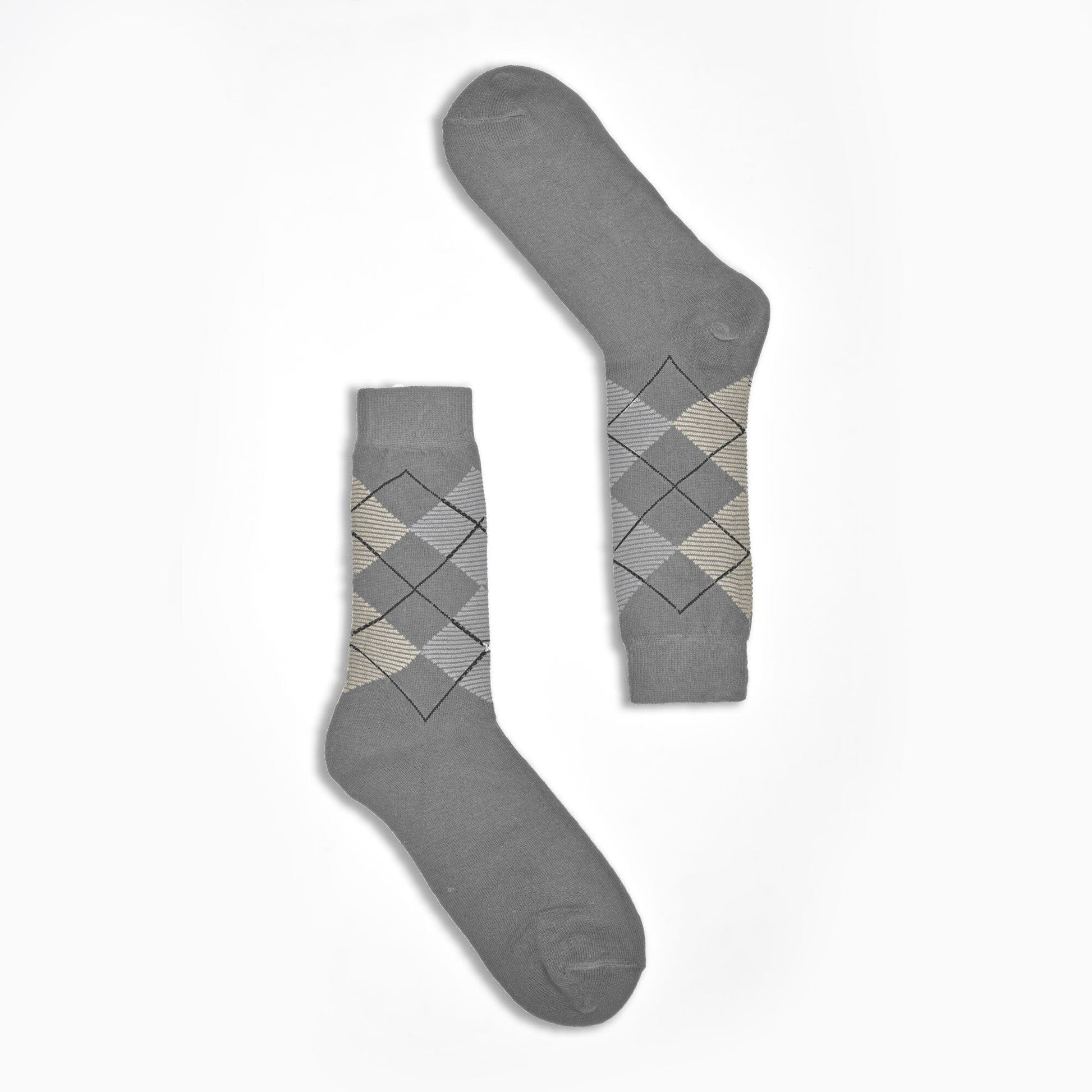 Men's Box Pattern Design Regular Dress Socks Socks RKI D8 EUR 36-44 