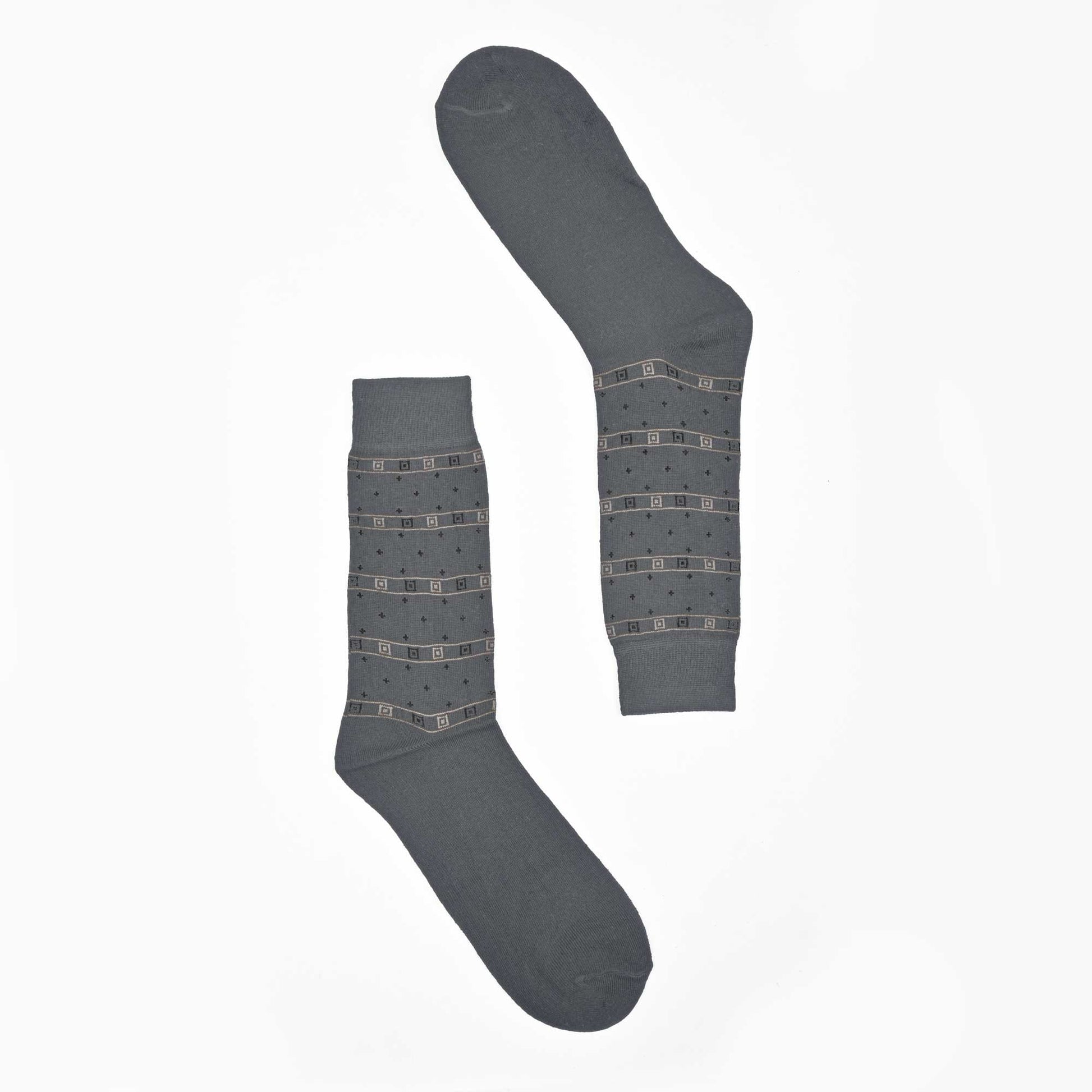 Men's Pattern Design Regular Dress Socks Socks RKI D9 EUR 36-44 