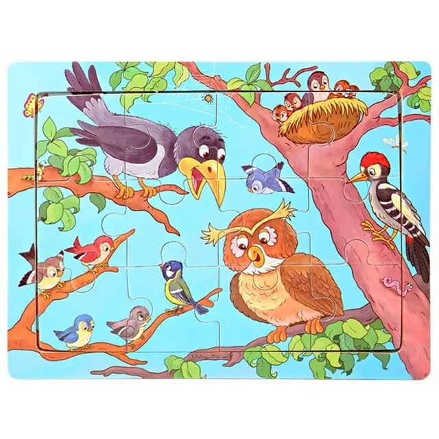 Kid's Wooden Puzzle Board Toy SRL D9 
