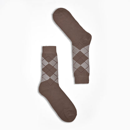 Men's Box Pattern Design Regular Dress Socks Socks RKI D9 EUR 36-44 