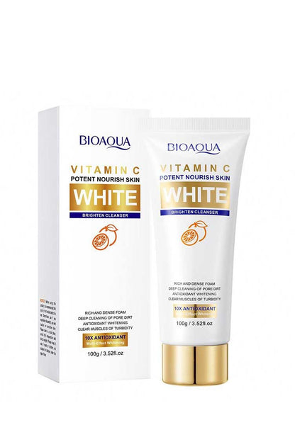 Bioaqua Vitamin C White Brighten Oil Control Deep Cleanser