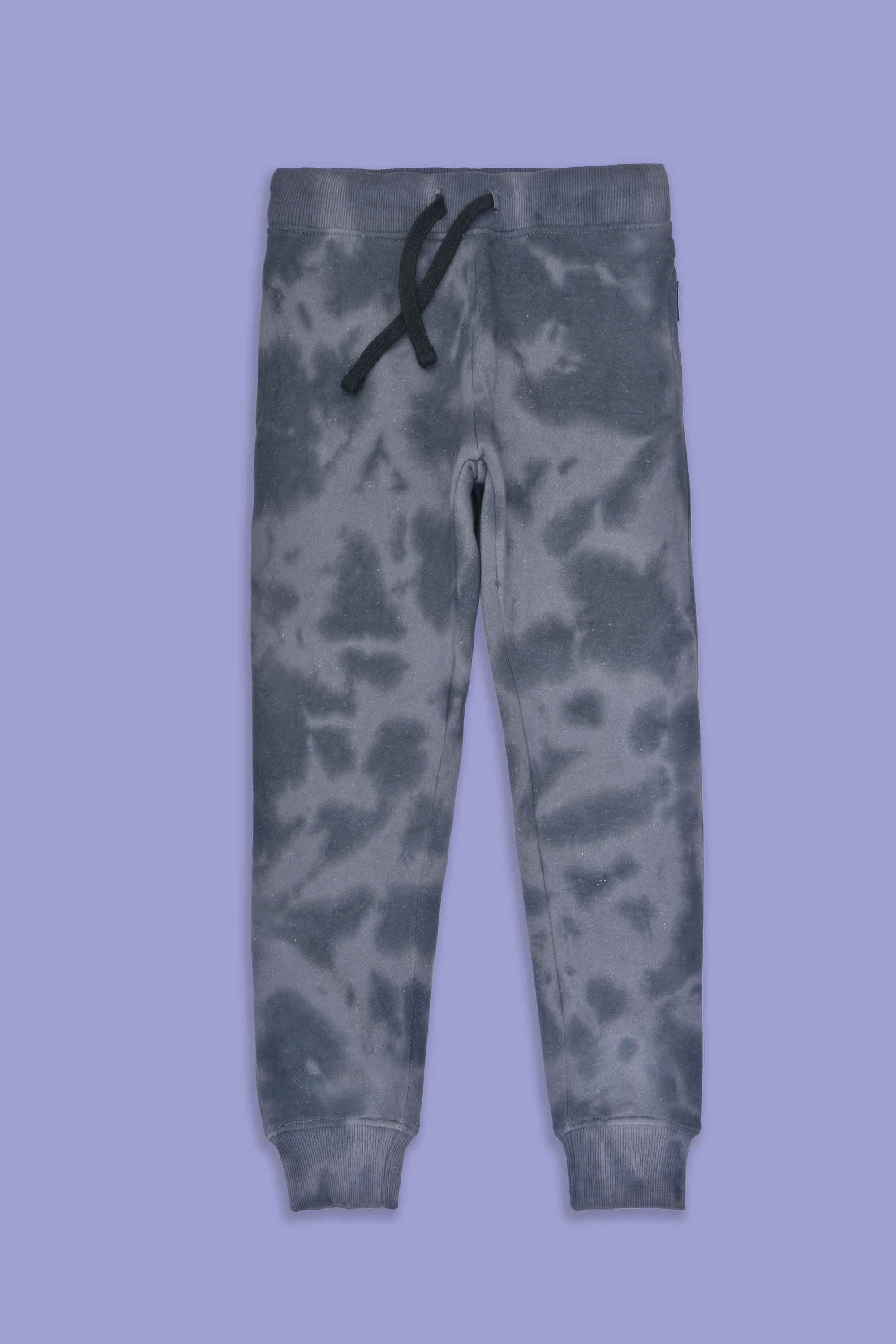 Kid's Tie & Dye Style Fleece Trousers Boy's Trousers SZK 