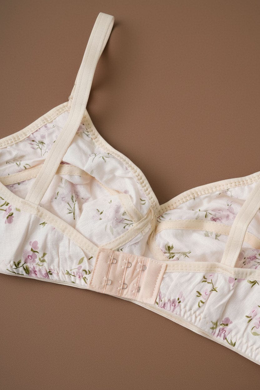 Women's Floral Printed Cotton Bra