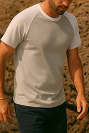 Heather Grey & White