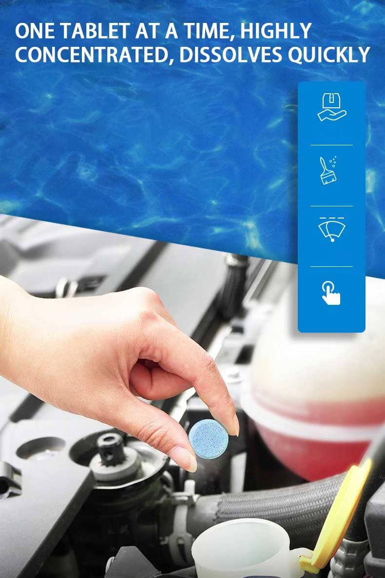 Car Windshield Cleaning Effervescent Tablet