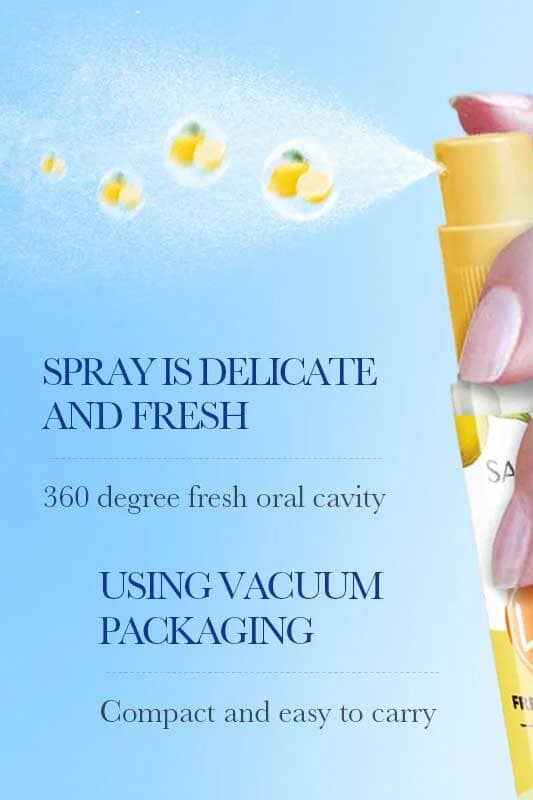 Sadoer Lemon Freshing Breath Oral Spray - 18ml