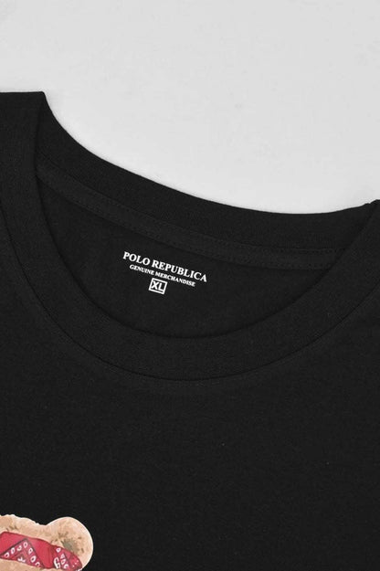 Polo Republica Men's Hip Hop Printed Short Sleeve Tee Shirt